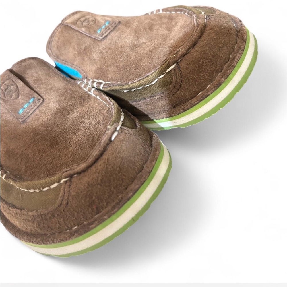 Ariat Brown and Blue Women's Loafers - Picture 5 of 8